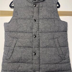 Banana Republic Charcoal Quilted Vest